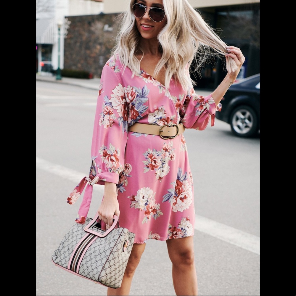 Rokoko Floral Print Tie Sleeve Dress from Nanamacs - Picture 5 of 8